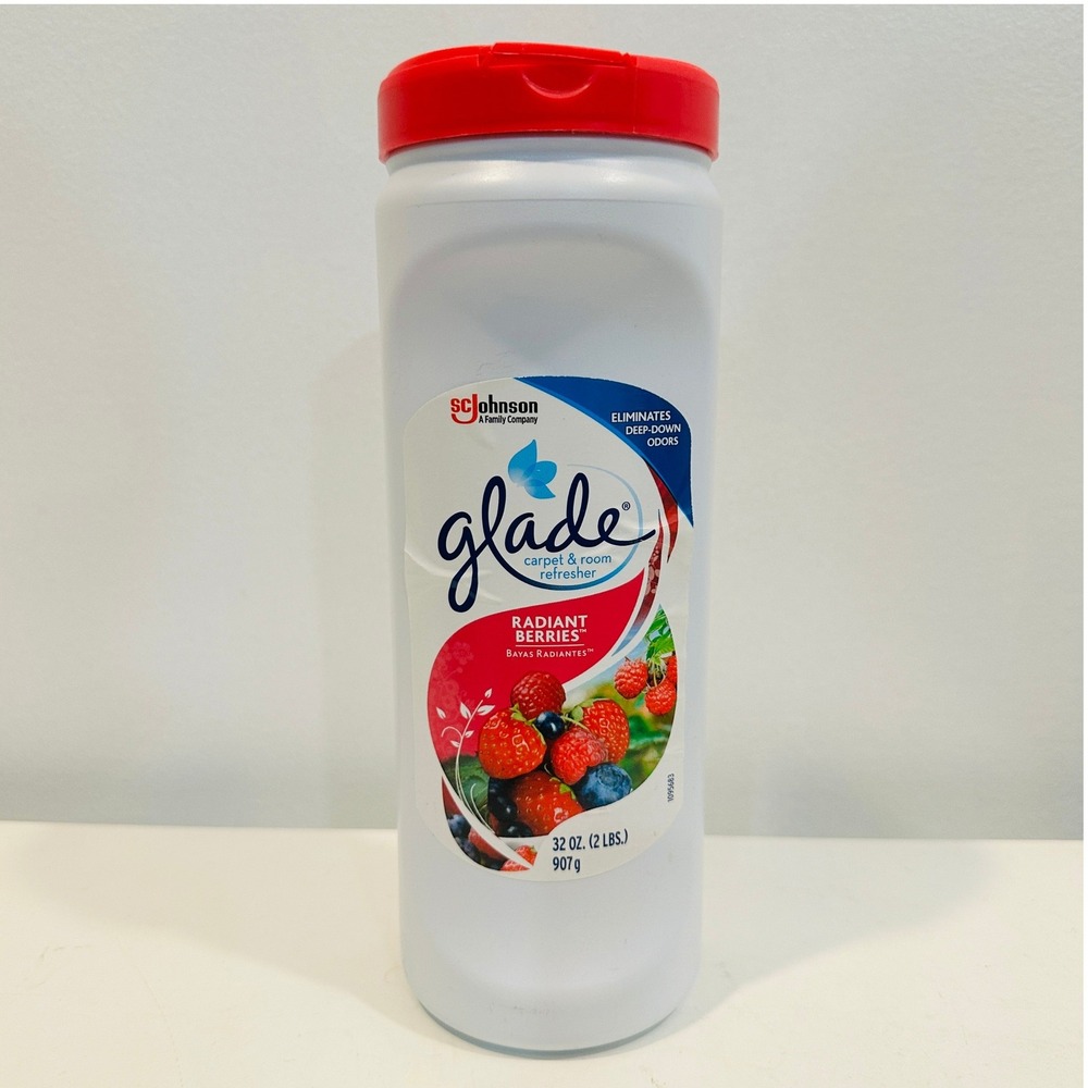 Glade Carpet and Room‎ Refresher Radiant Berries 32 oz Powder Odor Eliminator